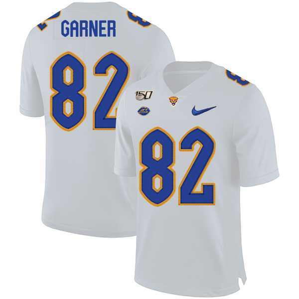 Pittsburgh Panthers 82 Manasseh Garner White 150th Anniversary Patch Nike College Football Jersey Dzhi,We sell and wholesale Pittsburgh Panthers 82 Manasseh Garner White 150th Anniversary Patch Nike College Football Jersey Dzhi on line form chian!